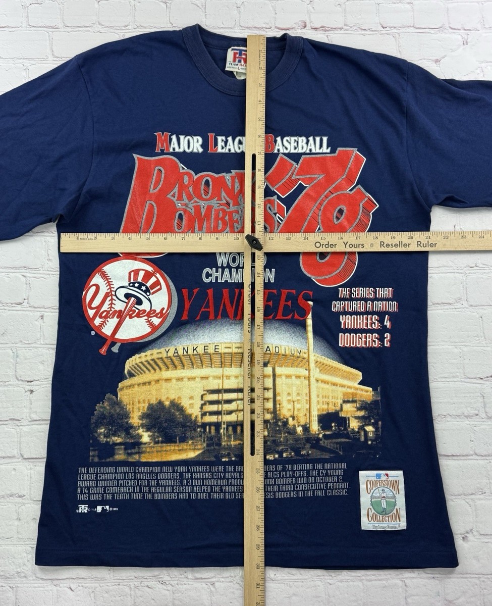 Vintage 90s 1995 Long Gone MLB 78' New York Yankees Embroidered T