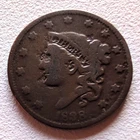 Photo of a 1838-P Large Cent from an eBay listing that sold on Jul 19, 2026