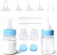 Kitten Bottle Feeding Kit Graduated Nursing Feeding Bottles for Pet