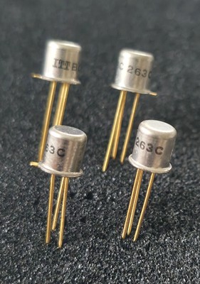 2 Transistors BC204A PNP – Pour Réparations Électroniques, Fils Dorés
