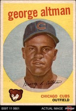 1959 Topps #512 George Altman Cubs RC 5.5 - EX+