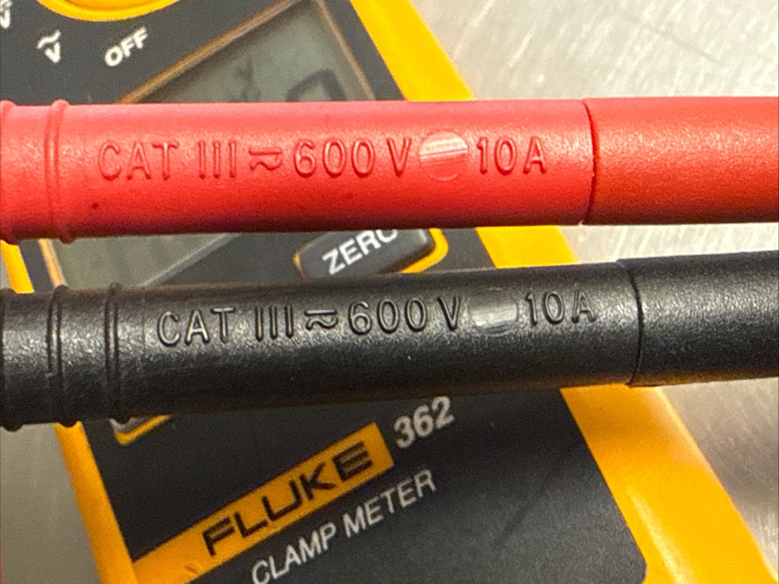 Fluke 362 Handheld Digital Clamp Meter AC/DC Current Voltage 200A 600V 18mm Jaw