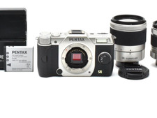 PENTAX Q7 Mirrorless SLR Digital Camera w/5-15, 15-45 lenses N Mint 2768714