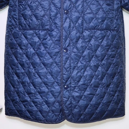 BRAIN DEAD - Blue Quilted Short Sleeve Snap Button Jacket - Men's Medium, NEW 🔥 image 3