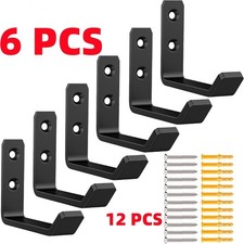 6 Pack Jack Stand Wall Mount Hooks Heavy Duty Organizer Fits 2-6 Ton Jacks