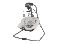 Graco Baby Swing Gray/White Different Speeds Music Washable Cover  65 OBO