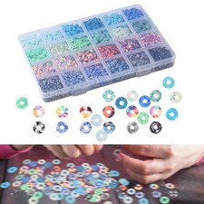 Perline in argilla polimerica con scatola portaoggetti per creazione di