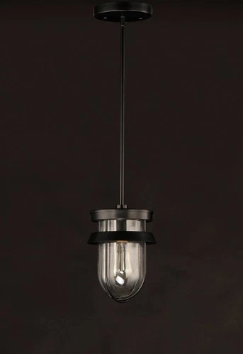 Maxim Breakwater 10" High Black Outdoor Hanging Light - Picture 4 of 5