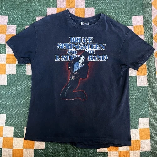 BRUCE SPRINGSTEEN & THE E STREET BAND • BORN IN THE USA • 19 1980s vintage concert t-shirt, vintage, single stitch, B+ condition