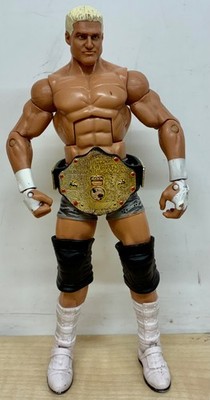 WWE - Dolph Ziggler Wrestling Figur mit Weltmeistertitel - Mattel Elite - Serie 13