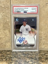 2023 BOWMAN CHROME PROSPECT AUTO #CPAKD KEINER DELGADO PSA 10 AUTO