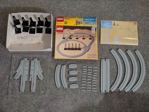 LEGO Classic Town/Futuron Space Set: Monorail Accessory Track (6347) Complete