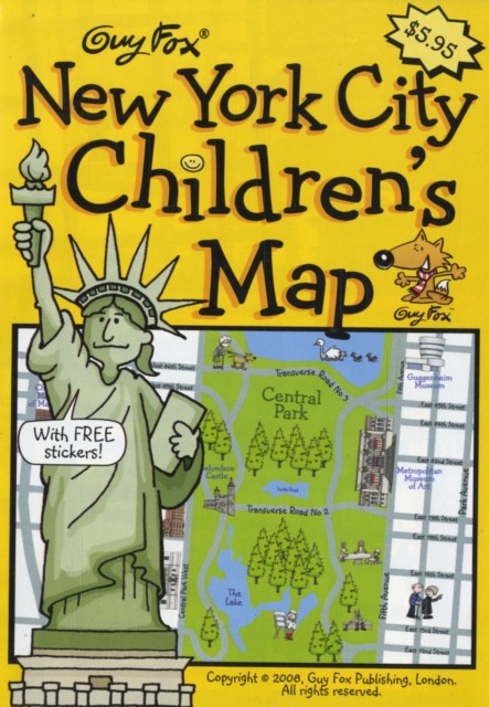 Guy Fox New York City Children's Map (Sheet map)