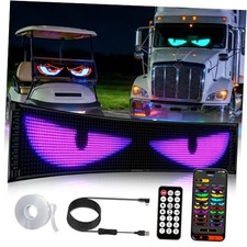 LED Devil Eye Lights for Windshield [Advanced Chip, 100% Synced Dual 35"x7.5"