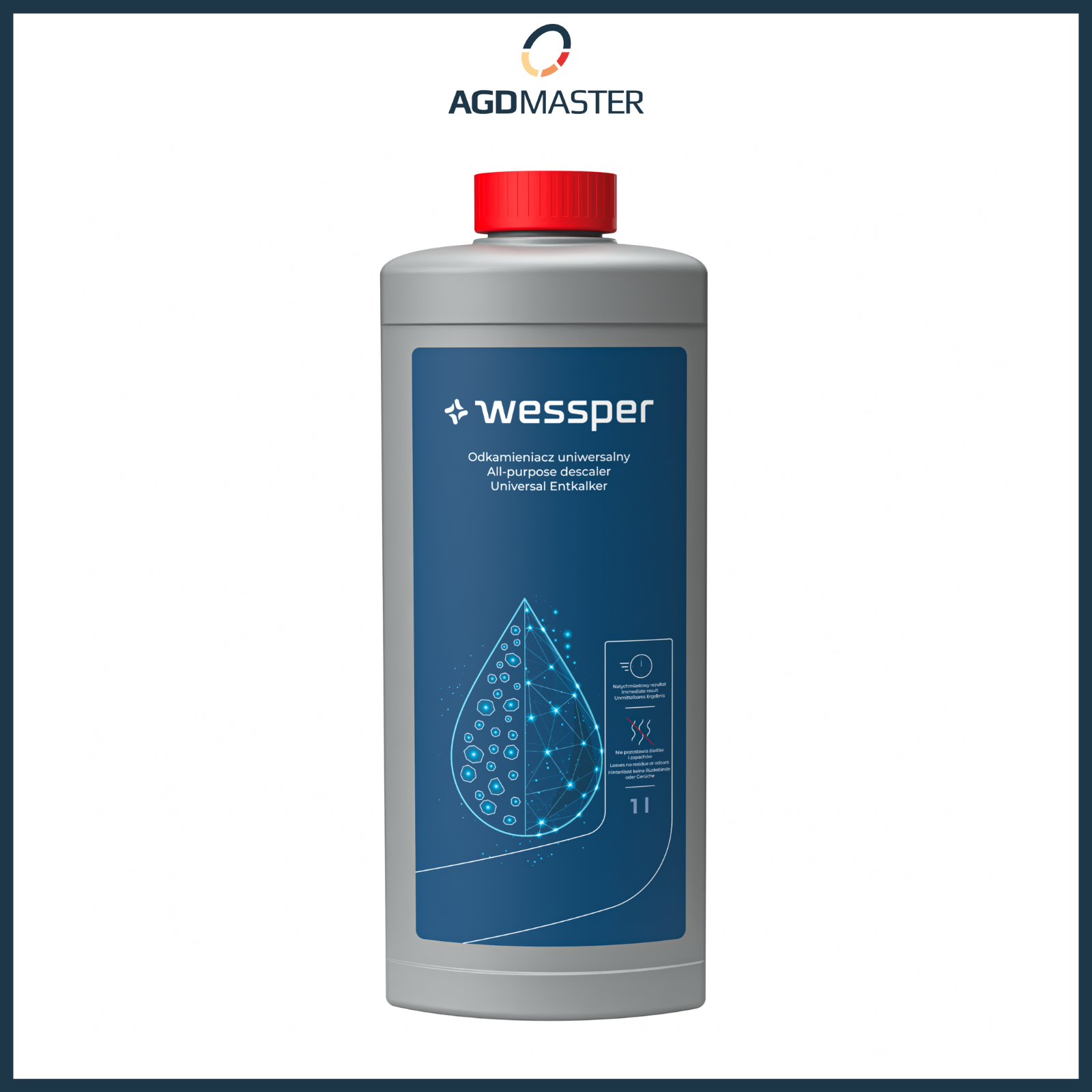 Flüssig Entkalker 1000ml für Kaffeevollautomat Siemens, Saeco, Phillips, Bosch