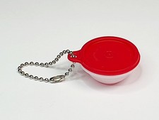 Porte-clés Bol Merveilleux Bordeaux Rouge Boite TUPPERWARE RARE Miniature