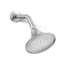 Kohler 10282-AK-CP Fort Single-function showerhead, 2.5 gpm, Polished Chrome
