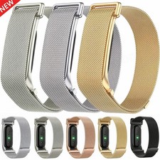 For Google Fitbit Air 2026 Stainless Steel Magnetic Band Adjustable Metal Strap
