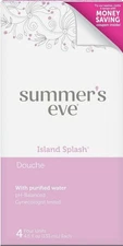 Summer's Eve Douche, Island Splash, 2 Units, 4.5 oz Each