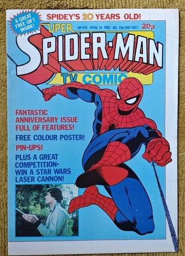 Vintage Spider-Man Comic No. 475 (1982)