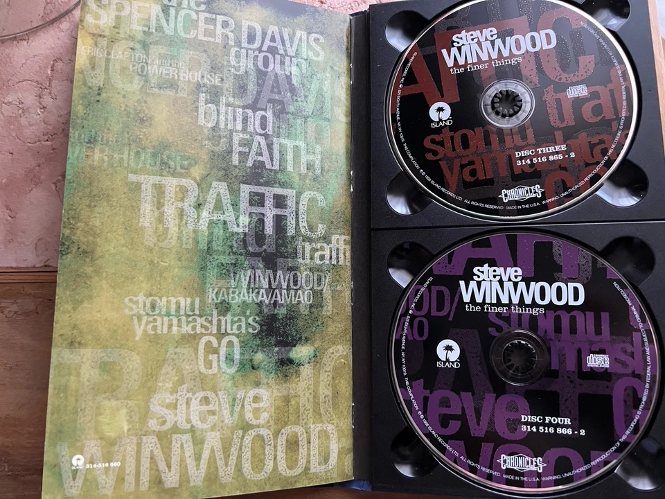 Steve Winwood, the finer things, 4-Cd-Longbox(Blind Faith/Traffic/Spencer Davis) - Bild 4 von 4