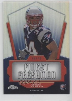 2011 Topps Chrome Finest Freshman Refractor 29/99 Shane Vereen Rookie RC 17gb