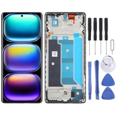 Original Infinix Hot 50 Pro+ 4G X6880 AMOLED LCD Screen with Frame