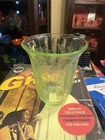 Hard to Find Jeanette Green Depression Poinsettia Tumblr Glass Vintage