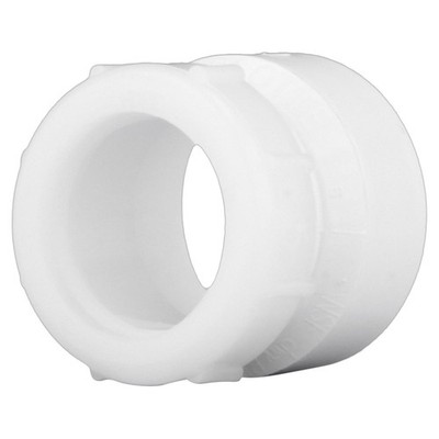 Charlotte Pipe PVC00104P0800 Sch 40 PVC Adapter 1-1/2 Hub x 1-1/2 Slip Dia. in.