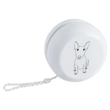 'Sitting Bull Terrier' Retro Style Yo-Yo (YY00047486)