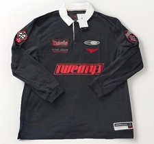 Air Jordan Men's Long-Sleeve Rugby Top Shirt Medium M Black  HF9323-010 NWT