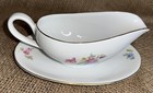 Vintage Winterling Bavaria Germany China Gravy Boat attached Underplate A4  — photo 1
