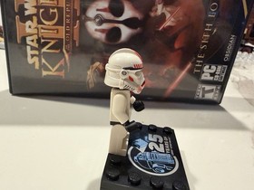 LEGO Star Wars Clone shock  Trooper Episode 3 Minifigure Sw0091 2007 7655 Red.