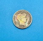 1916 Barber Dime Rainbow Toned Silver Eye Appeal