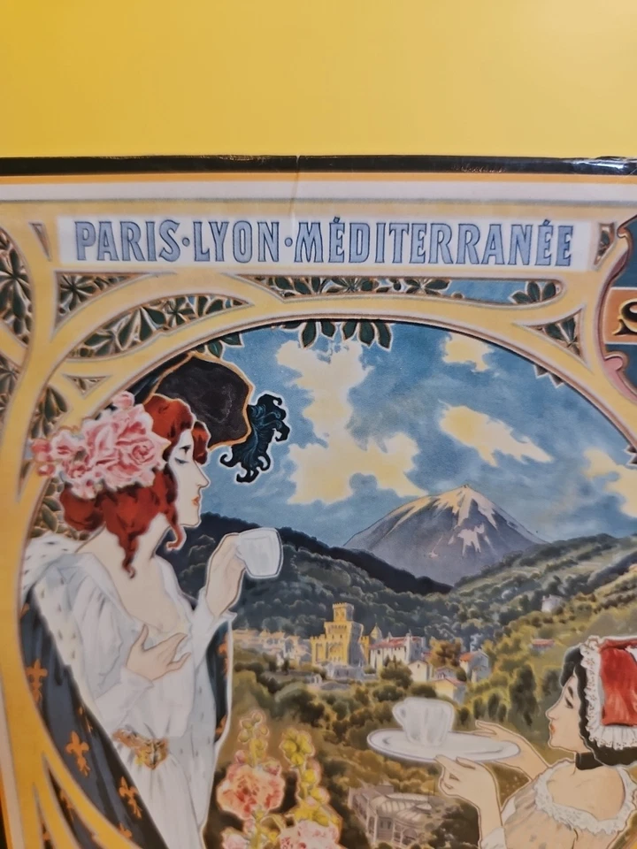 Vintages ROYAT 1000 Piece Jigsaw Puzzle "PARIS-LYON-MEDITERRANEE"~NEW SEALED  - Image 3 of 4