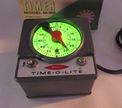Master Time-O-Lite M-59 115 Volts 60 Cycles 35 Watts Enlarger & Safelight Timer