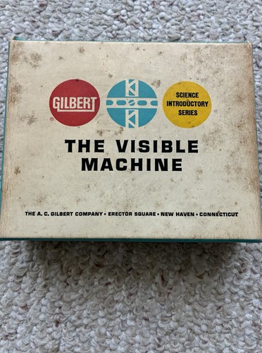 Vintage AC GILBERT VISIBLE MACHINE SCIENCE INTRO KIT 1964 NM Rare