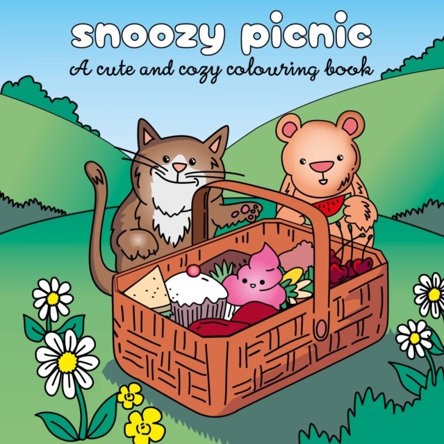Snoozy Picnic A cute and cozy colouring book by OH (Paperback Book)
