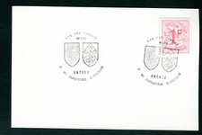 1969 Belgium Turkey Day, Knokke Philatelic Exhibition card
