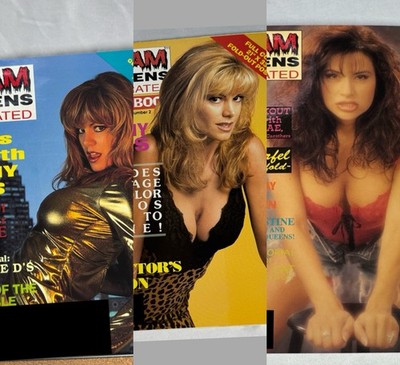 Scream Queens Illustrated Magazine Lot X3 Tammy Parks Jasae Horror Pinup Posters