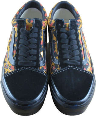Vans Men's Lx Old Skool Leopard Double Black Striped Skate shoes Size 10.5 NIB