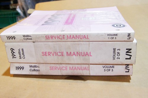 Used 1999 99 Malibu Cutlass Shop Repair Service Manual Set sms - Picture 1 of 6