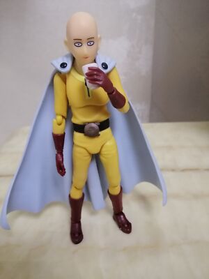 New Anime Figma 310 One Punch Man Saitama 6in Action Figure