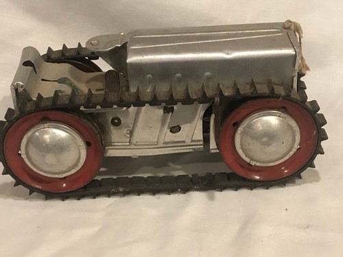 Vintage Marx Toys (Working) Climbing Tractor Wind Up Caterpillar Tracks - Picture 2 of 8