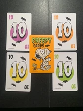 swap/playing cards  Snoopy  LOT OF 4 CARDS  2019 PEANUTS  ALL OF THE 10's
