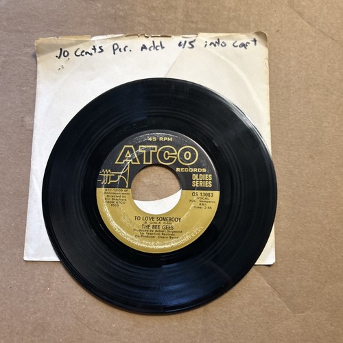 The Bee Gees I've Gotta Get A Message To You/To Love Somebody Oldies AtCO 45