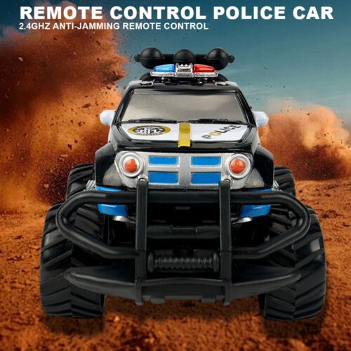 Kinder Offroad Auto Spielzeug Ferngesteuertes Auto Polizeiauto Monstertruck Xmas - Bild 10 von 12