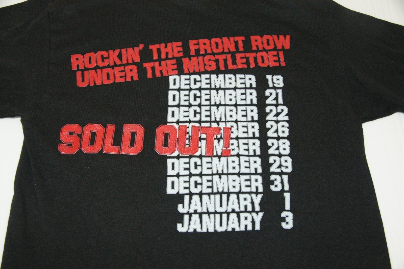 FILA Camicia vintage Michael Stanley Band Rockin' The Front Row Under The Mistletoe