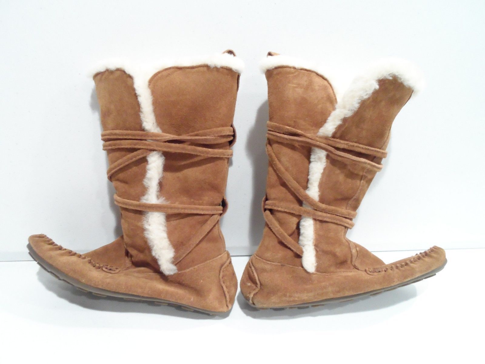 J Crew botas Gamuza Forro de Piel de Oveja con moccassin 12359 con Oveja Tiras Ajustable Talla 9 M 38c012 J Crew botas Gamuza Forro de Piel de Oveja con moccassin 12359 con Oveja Tiras Ajustable Talla 9 M 38c012