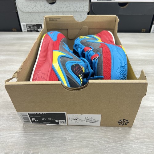 Nike Kyrie 8 GO Black Blue Red DQ8080-012 GS Size 6Y NEW UNRELEASED - Picture 8 of 9